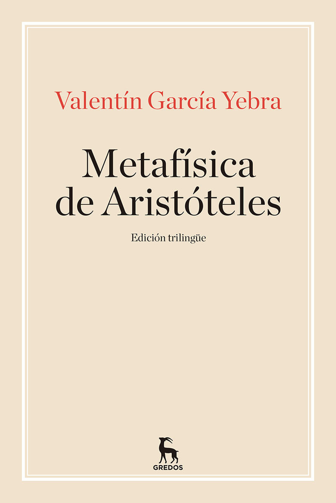 METAFÍSICA (edición trilingüe)