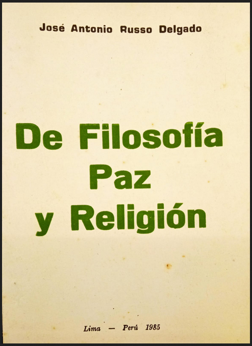DE FILOSOFÍA, PAZ Y RELIGIÓN