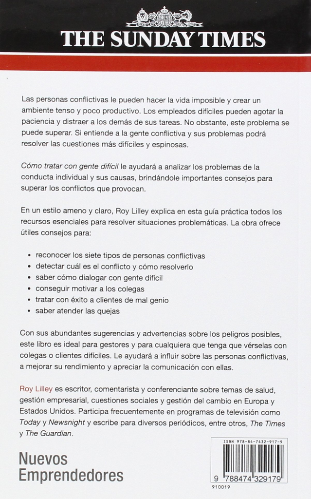 CÓMO TRATAR CON GENTE DIFÍCIL