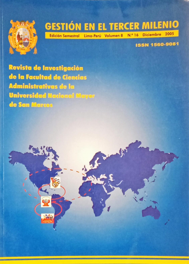GESTIÓN EN EL TERCER MILENIO Vol. 8/ N°16