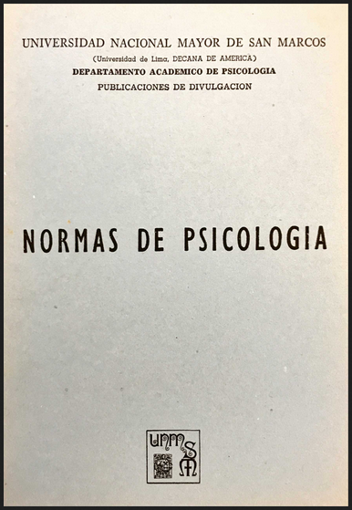 NORMAS DE PSICOLOGIA