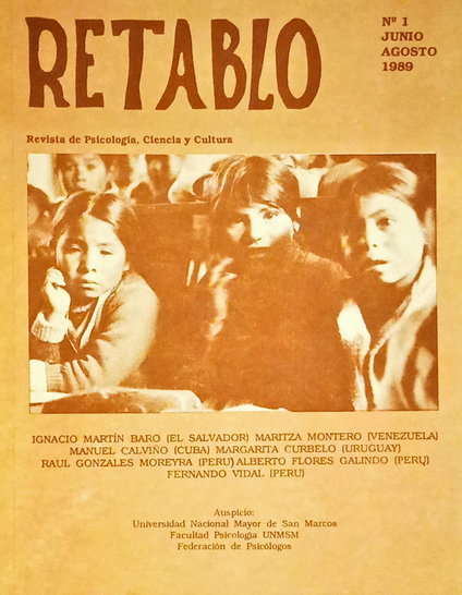 REVISTA RETABLO 01 (Junio-Agosto 1989)