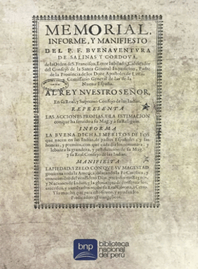 MEMORIAL, INFORME Y MANIFIESTO