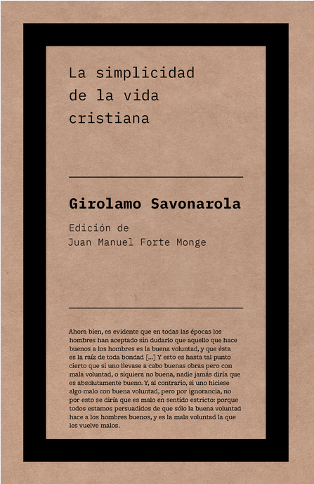 LA SIMPLICIDAD DE LA VIDA CRISTIANA