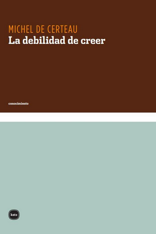 DEBILIDAD DE CREER