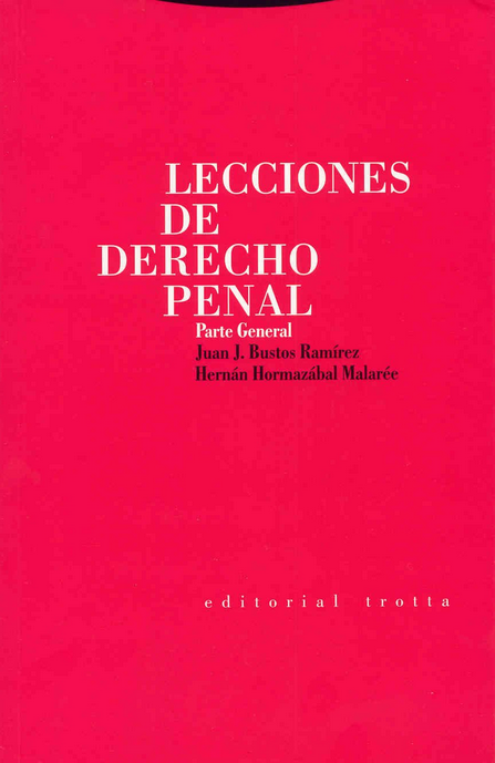 LECCIONES DE DERECHO PENAL