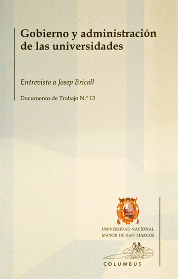 GOBIERNO Y ADMINISTRACIÓN DE LAS UNIVERSIDADES