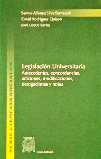 LEGISLACIÓN UNIVERSITARIA