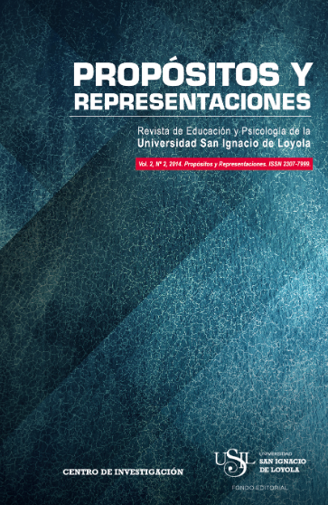 PROPÓSITOS Y REPRESENTACIONES Vol. 2/ Nº2
