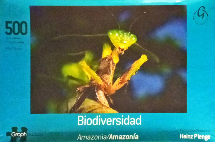 ROMPECABEZAS BIODIVERSIDAD AMAZONÍA: Mantis Religiosa