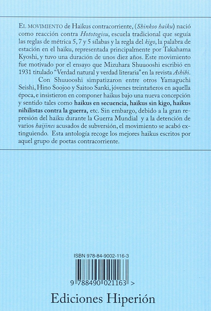 HAIKUS CONTRACORRIENTE