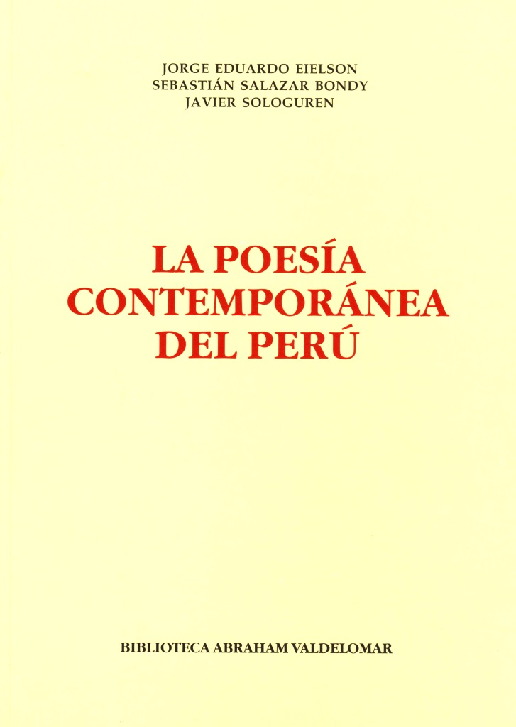 LA POESÍA CONTEMPORÁNEA DEL PERÚ