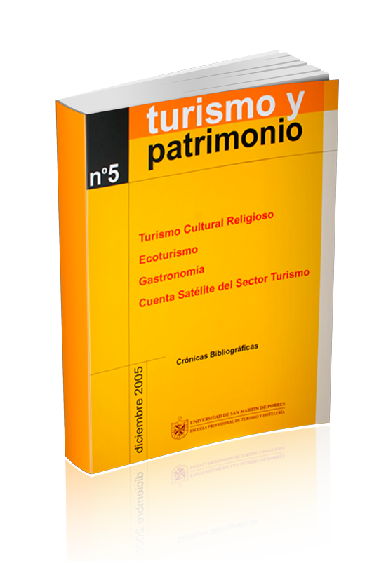 REVISTA TURISMO Y PATRIMONIO N° 5