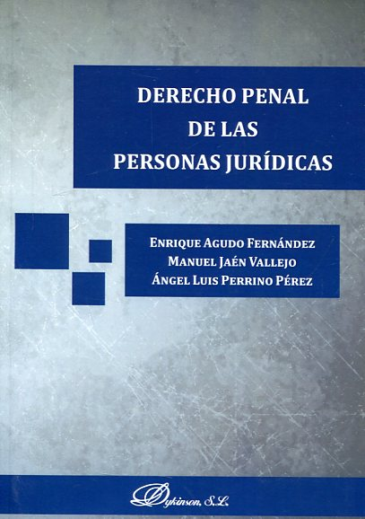 DERECHO PENAL DE LAS PERSONAS JURÍDICAS