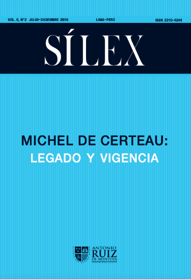 MICHEL DE CERTEAU: LEGADO Y VIGENCIA