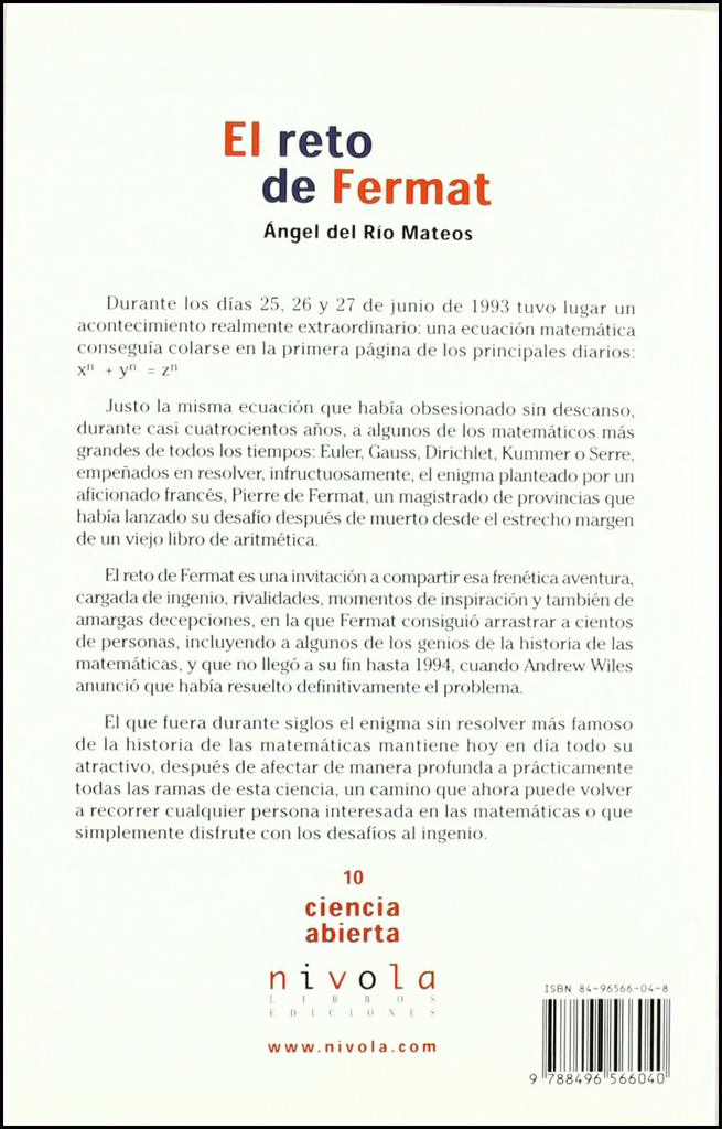 EL RETO DE FERMAT