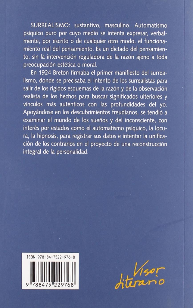 MANIFIESTOS DEL SURREALISMO