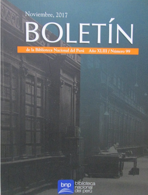BOLETÍN DE LA BIBLIOTECA NACIONAL DEL PERÚ 99