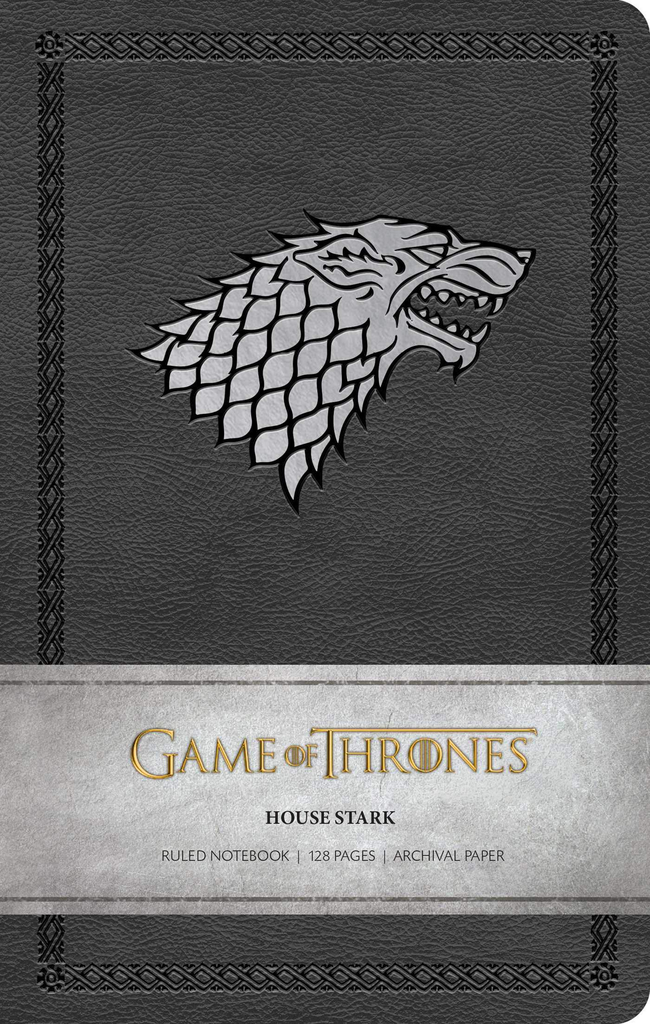 GAME OF THORNES - House Stark (Leather Ruled Notebook)