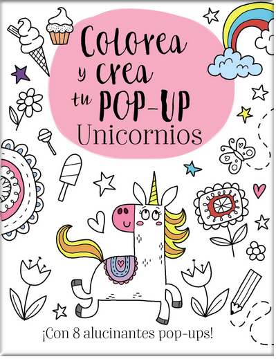 COLOREA Y CREA TU POP-UP: UNICORNIOS