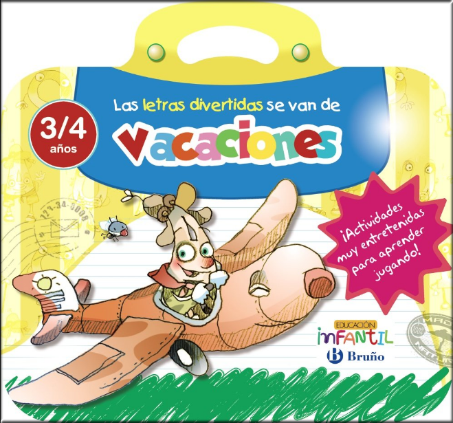 LAS LETRAS DIVERTIDAS SE VAN DE VACACIONES: 3 años