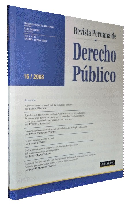 REVISTA PERUANA DE DERECHO PÚBLICO 16