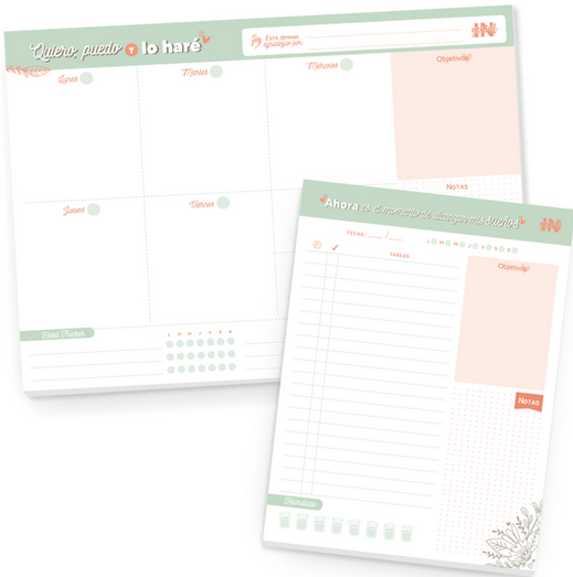 PACK ALAIA: Planner semanal más planner diario