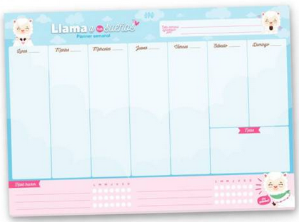 SET LLAMI: Planner + block de notas