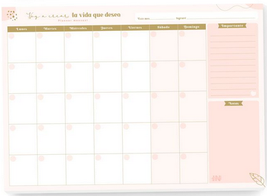 SET LARA: Planner + block de notas