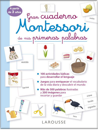 GRAN CUADERNO MONTESSORI DE MIS PRIMERAS PALABRAS