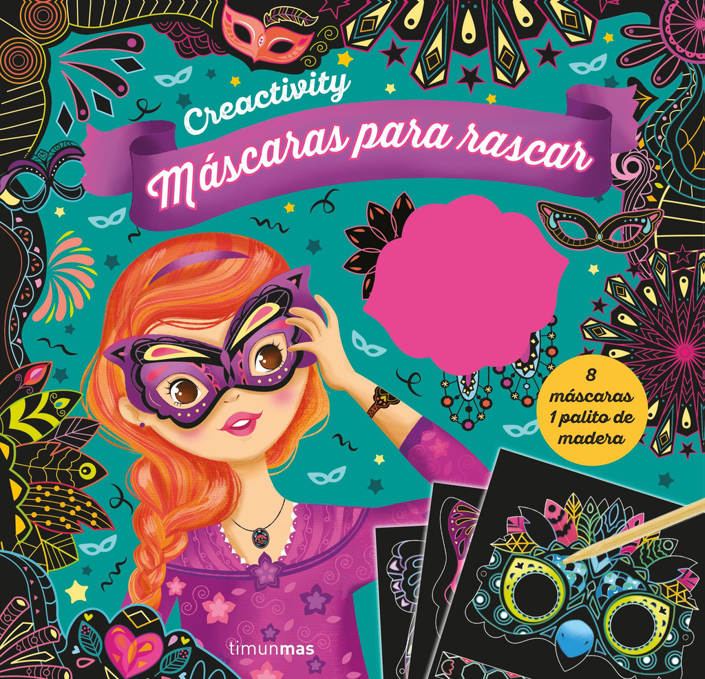 CREACTIVITY: MÁSCARAS PARA RASCAR