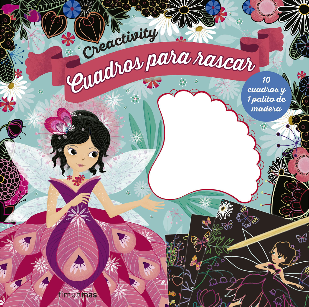 CREACTIVITY: CUADROS PARA RASCAR - HADAS