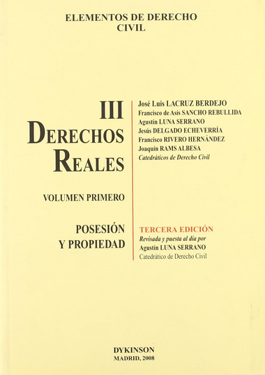 ELEMENTOS DE DERECHO CIVIL (III - 1)