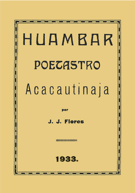 HUÁMBAR POETASTRO ACACAU-TINAJA