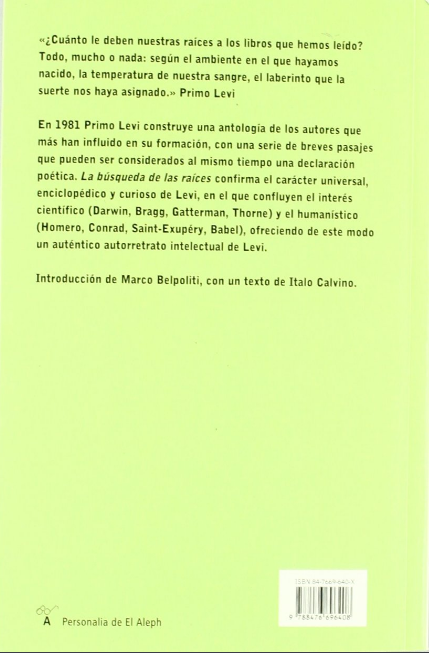 LA BÚSQUEDA DE LAS RAÍCES