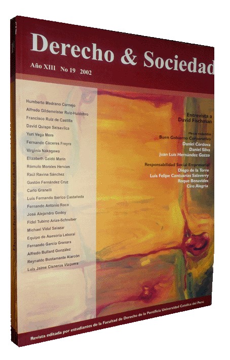 REVISTA DERECHO & SOCIEDAD 19