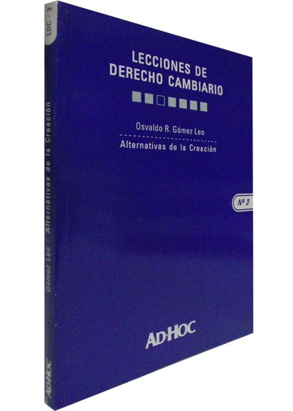 LECCIONES DE DERECHO CAMBIARIO III