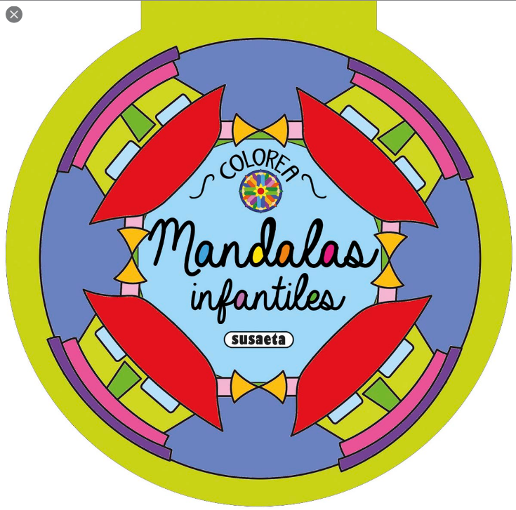COLOREA MANDALAS INFANTILES (4 TÍTULOS)