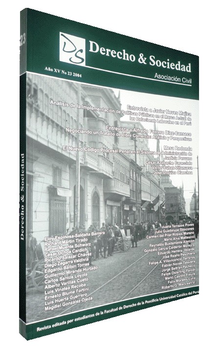 REVISTA DERECHO & SOCIEDAD 23