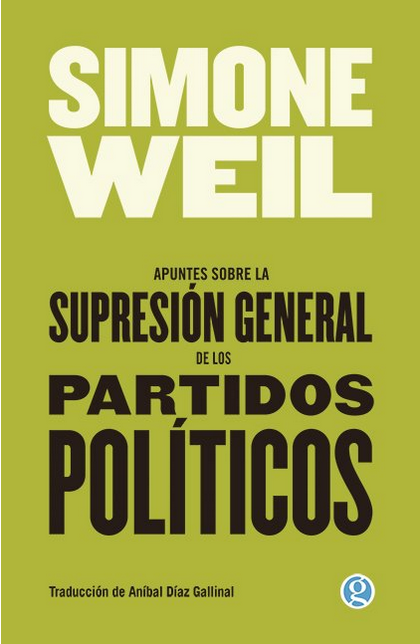 APUNTES SOBRE LA SUPRESIÓN GENERAL DE LOS PARTIDOS POLÍTICOS