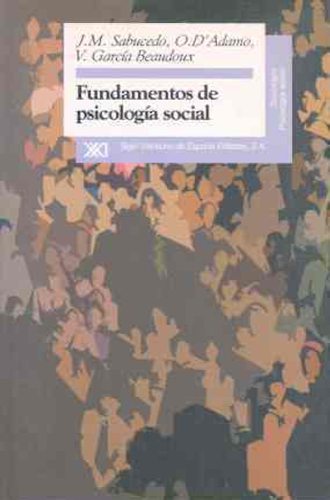 [9788432309632] FUNDAMENTOS DE PSICOLOGÍA SOCIAL