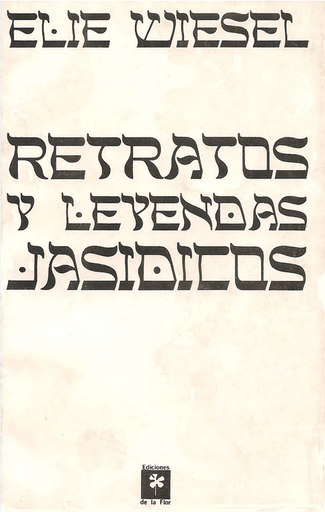 [9789505153565] RETRATOS Y LEYENDAS JASÍDICAS