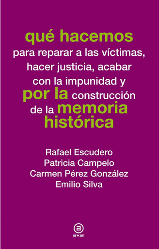[9788446037804] QUÉ HACEMOS POR LA MEMORIA HISTÓRICA