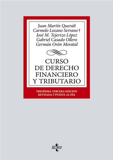 [9788430985272] CURSO DE DERECHO FINANCIERO Y TRIBUTARIO