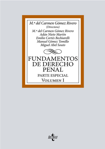 [9788430986378] FUNDAMENTOS DE DERECHO PENAL - Parte Especial vol. 1