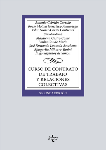 [9788430985142] CURSO DE CONTRATO DE TRABAJO Y RELACIONES COLECTIVAS