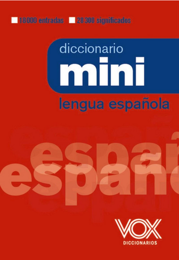 [9788499744018] DICCIONARIO MINI DE LA LENGUA ESPAÑOLA