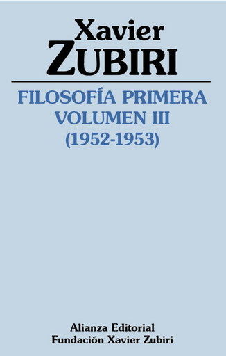 [9788411481410] FILOSOFÍA PRIMERA (1952-1953) III