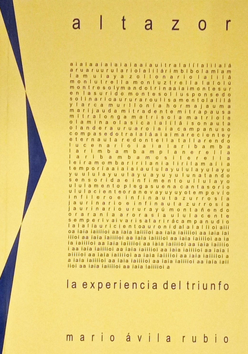 [9972461505] ALTAZOR: LA EXPERIENCIA DEL TRIUNFO