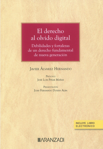 [9788411635233] EL DERECHO AL OLVIDO DIGITAL